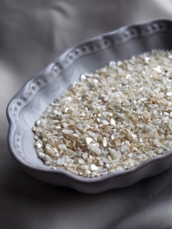 クラッシュシェル - タカセガイ【約1～2ｍｍ/約500ｇ】 En:  Shell chip -Trocus (size:1-2mm, per 500g) 貝殻