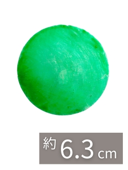 カピスグリーン2.5インチ【約6.3cm/10枚】[メール便可-8袋まで]En:Capiz Round- green