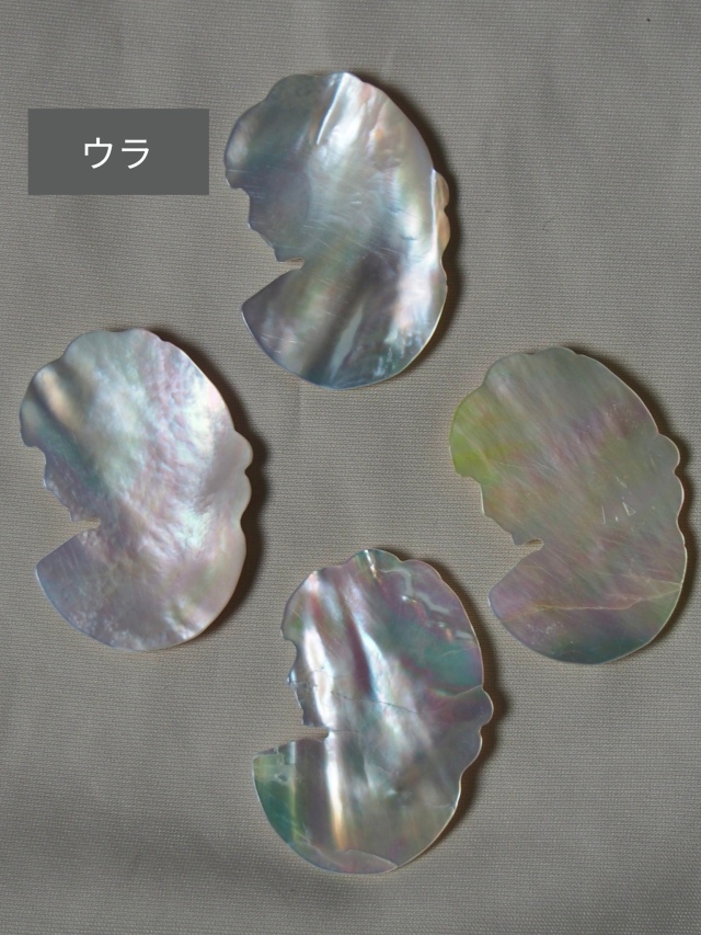 カメオ　ハンドメイド　６点セットカメオ シェル　刻印 cameo-grl-l426-s.jpg