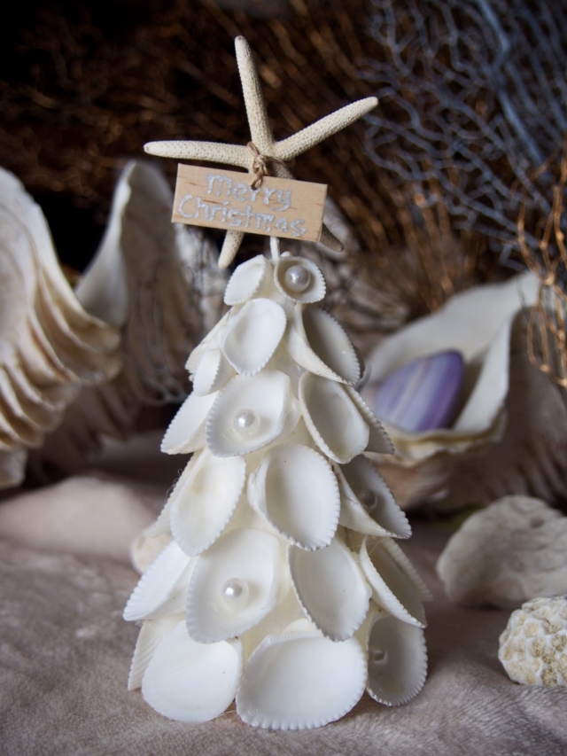 シェルツリー(アルカ)【約13cm前後/1個】クリスマス・ウエディング