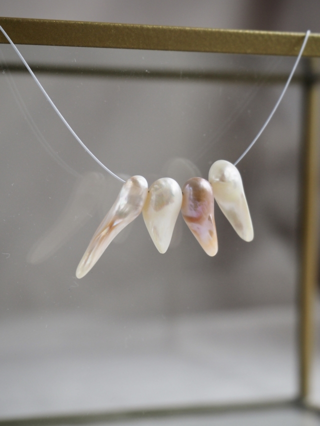 淡水パール-横穴ベビーフィッシュ大【約10～20mm前後/1個】[メール便可