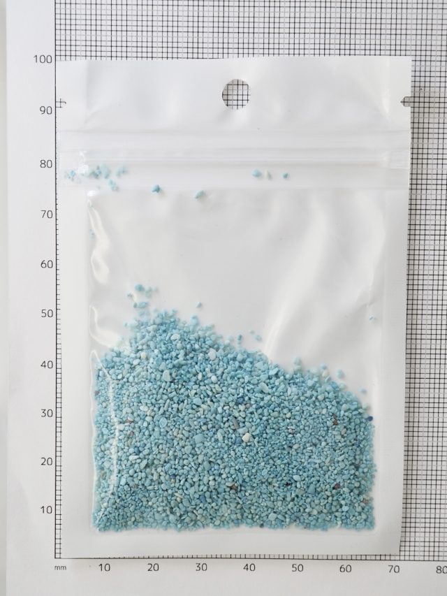 カラーコーラル(ブルー)【約1mm(約10g)】#1291[メール便可]まとめ買い