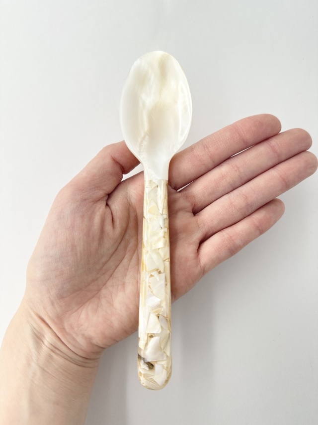 【美品】  シェルバーン Fusion オリーブ　Sサイズ 9月のお買い得 [30%OFF]シェルスプーン #3007【16cm前後】 En