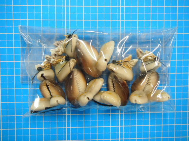 貝細工-ねずみ-【約3.0～4.5cm/5個入】 En: Shell Mouse (Size:3-4.5