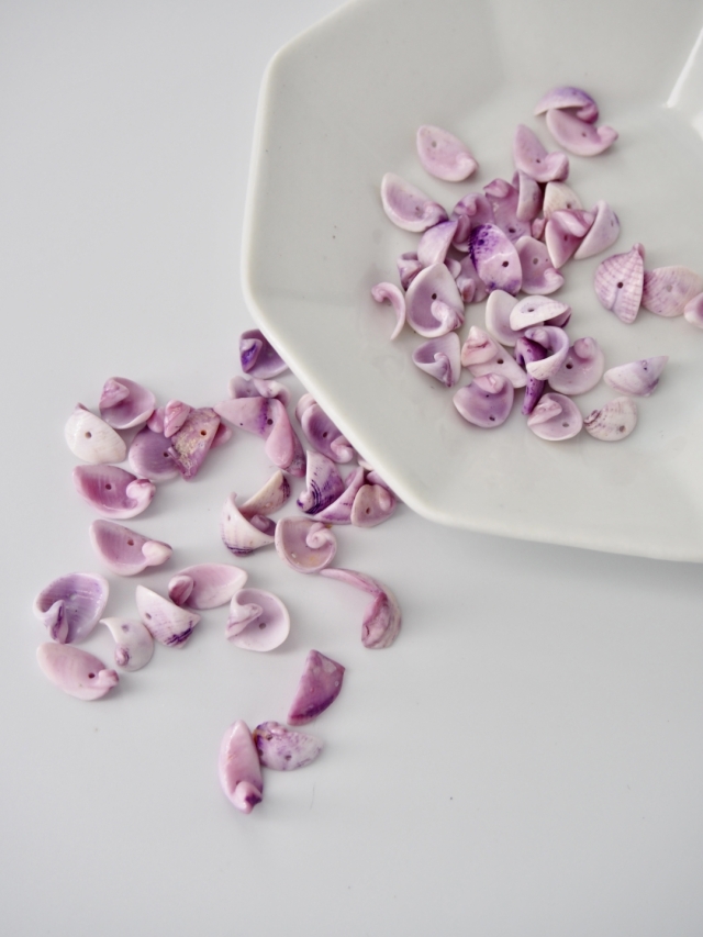 クチムラサキ シェルパーツ#45【約0.8～1.0cm/1本約43cm前後