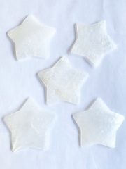 カピスナチュラル【スター】(約5.5cm前後/10枚)[メール便可-18袋まで]En:Capiz star shape- natural 貝殻
