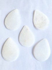 カピスナチュラル【ティアドロップ】(約5cm前後/10枚)[メール便可-18袋まで]En:Capiz tear drop shape- natural 貝殻