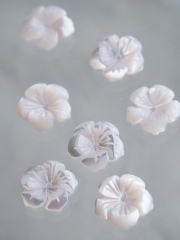 シェルビーズ -ハイビスカス ピンク(タカセガイ)【約12mm/1個】[メール便可]まとめ買い10%OFF #1003 En:Shell beads -Trocus 貝殻