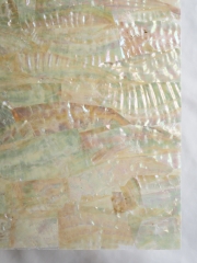 貝殻シート#12 大 ホワイトアバロン【29×29cm 厚さ0.18-0.2mm 】En: Shell veneer -white abalone 貝殻