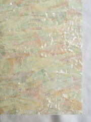貝殻シート#12 ホワイトアバロン【14×24cm 厚さ0.18-0.2mm 】En: Shell veneer -white abalone 貝殻