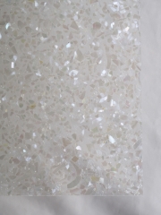 貝殻シート#17 ホワイトパール【14×24cm 厚さ0.18-0.2mm 】En: Shell veneer -white peal 貝殻