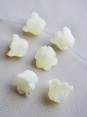 シェルビーズ - スズラン(タカセガイ)【約10×8mm/1個】[メール便可]まとめ買い10%OFF #230 En:Trocus - Shell Beads 貝殻