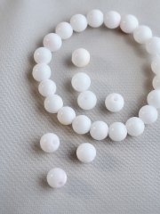 ソデボラ科-丸ビーズ【約5mm(約10cm・約20個)】#1325[メール便可]まとめ買い10%OFF 貝殻