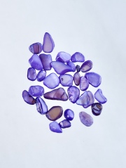 シェルフレーク バイオレット(淡水真珠貝)【約3～10mm(約2g)】#2049[メール便可]まとめ買い20%OFF 貝殻