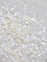 シェルフレーク(シロチョウガイ)【約1～3mm(約10g)】#1277[メール便可]まとめ買い20%OFF 貝殻
