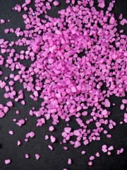 カラーサンド(バイオレット)【約1～3mm(約10g)】#1290[メール便可]まとめ買い10%OFF