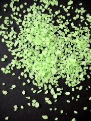 カラーサンド(イエローグリーン)【約1～3mm(約10g)】#1296[メール便可]まとめ買い10%OFF