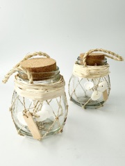 瓶-大サイズ-【瓶サイズ縦約9ｃｍ 横約7.4ｃｍ/1個】  En:  Glass bottles(Size:7.4*9cm, per 1pc)