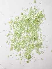 シェルフレーク(グリーン)アコヤガイ【約1～3mm(約2g)】#2077[メール便可]まとめ買い20%OFF 貝殻