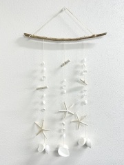 シェルガーランド【スターフィッシュ】【約35×55ｃｍ前後/1本】貝殻  En: Shell  Garland-Finger Starf- (Size:35*55cm, per 1pc)
