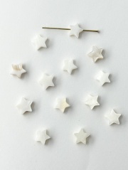 シェルビーズ - スター(タカセガイ)【約8～10mm/約13個・約10cm】[メール便可]まとめ買い10%OFF#292 貝殻