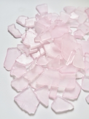ビーチグラス(人工)単色売り-ピンク-【約250ｇ】　[メール便可-3袋まで]  En: Beach Glass - pink (250g)