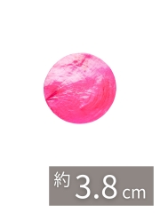 カピスピンク1.5インチ【約3.8cm/10枚】[メール便可]En:Capiz Round- pink