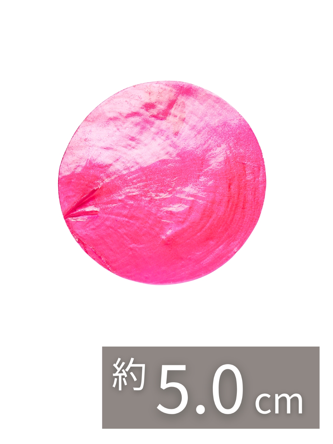 カピスピンク2インチ【約5.0cm/10枚】[メール便可-12袋まで]En:Capiz Round- pink