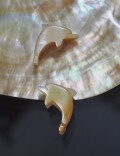 イルカ-54-(シロチョウガイ）【約2.2～2.5cm/1個】[メール便可]まとめ買い10%OFF En:Shell accesorry -dolphine- WMOP