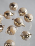 つなぎシェルパーツ-タカセガイボール【約10×18mm/1個】[メール便可]まとめ買い10%OFF #1163 En:Shell beads Trocus
