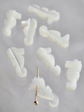 シェルビーズ-タツノオトシゴ(タカセガイ)【約7×15mm/1個】まとめ買い10%OFF [メール便可]#1208