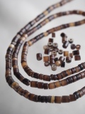 ブラックピン#21【約0.3cm/1本約60cm】(クロタイラギ)[メール便可]  En: Shell Beads,black colour