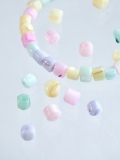 淡水真珠貝 -パステルカラー シード【約4×3mm(約10cm・約30個)】#1309[メール便可]まとめ買い10%OFF En:Freshwater pearl MOP - Shell Beads 貝殻