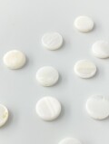 シェルビーズ - ラウンド(淡水真珠貝)【約10mm/約10個・約10cm】[メール便可]まとめ買い10%OFF #290