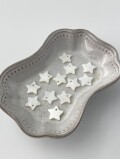シェルプレートビーズ-スターカット（淡水真珠貝）【約10×10ｍm】[メール便可] #247 En:Shell accessory,star, freshwater pearl
