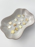 シェルビーズ - スター(シロチョウガイ)【約10×10mm/約13個・約10cm】[メール便可]まとめ買い10%OFF#291