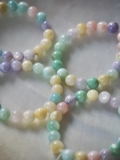 淡水真珠貝 -パステルカラー- 丸ビーズ【約6mm】＃235[メール便可] En:Freshwater pearl MOP - Shell Beads 貝殻