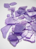 ビーチグラス(人工)単色売り-バイオレット-【約250ｇ】　[メール便可-3袋まで]   En: Beach Glass - violet (250g)