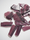 ビーチグラス(人工)単色売り-ワイン-【約2ｃｍ約100ｇ】　[メール便可-8袋まで]   En: Beach Glass - wine red (100g)