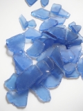 ビーチグラス(人工)単色売り-ブルー-【約250ｇ】　[メール便可-3袋まで] En: Beach Glass - blue (250g)