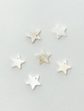 シェルプレートビーズ-スターカット（淡水真珠貝）【約12～13ｍm】[メール便可] #308 En:Shell accessory,star, freshwater pearl 貝殻