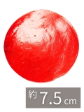 カピスレッド3インチ【約7.5cm/10枚】[メール便可-6袋まで]En:Capiz Round-red