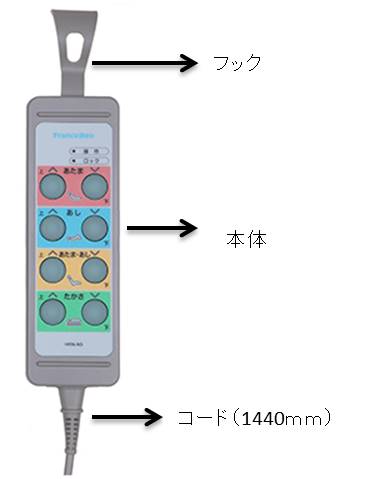 フランスベッド介護ベッド用リモコン 手元スイッチ Hrn N3 Hr N3 Hr N3f対応 返品不可