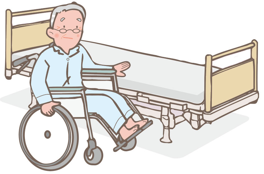 車いすに移乗 イメージ