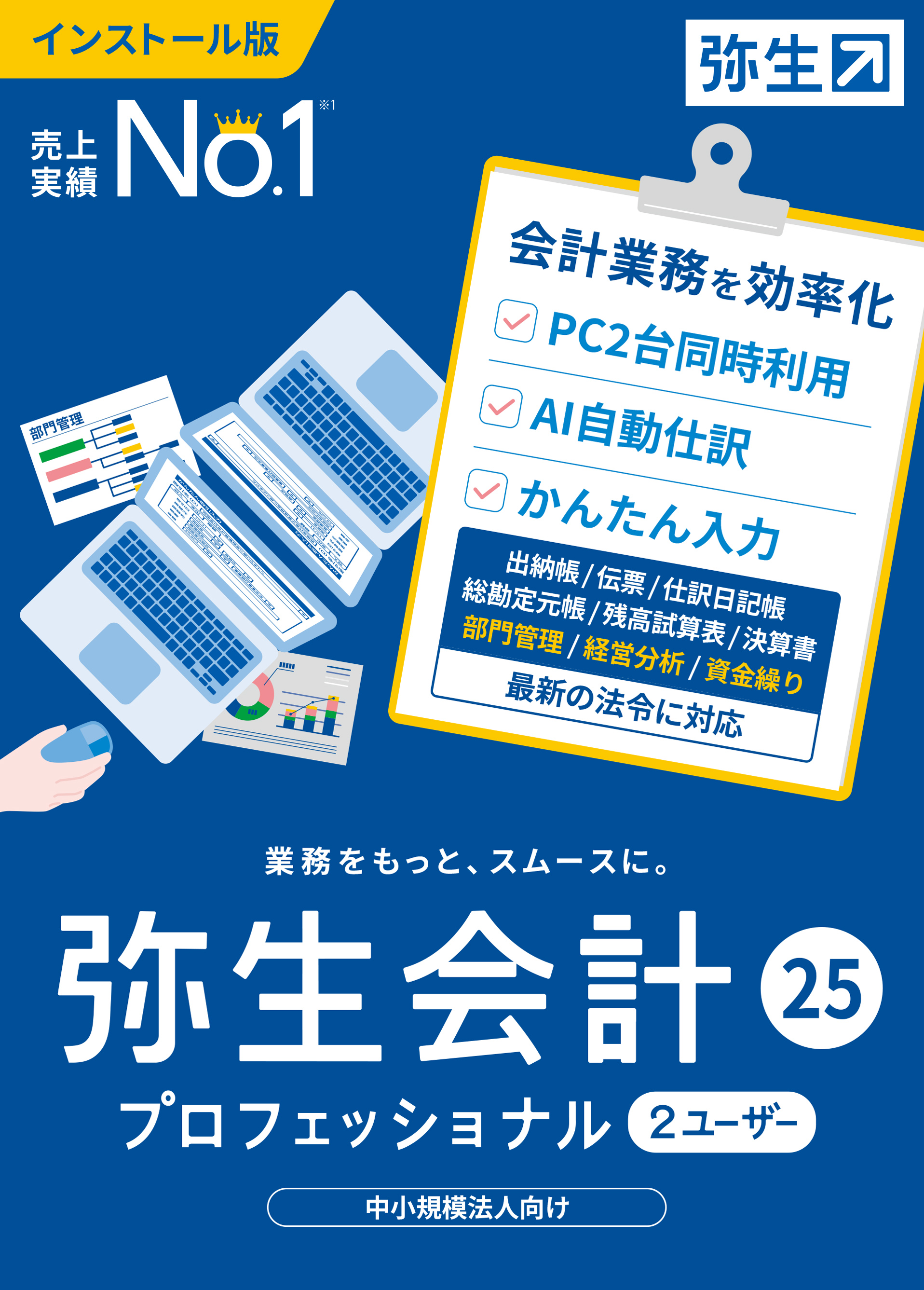 弥生会計25プロフェッショナル2ユーザ