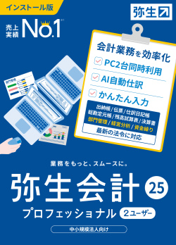 弥生会計25プロフェッショナル2ユーザ