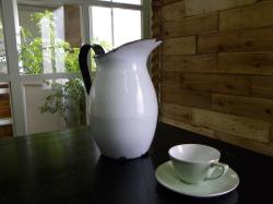 【SOLD OUT】 ホーロー　アンティークピッチャー　小　黒