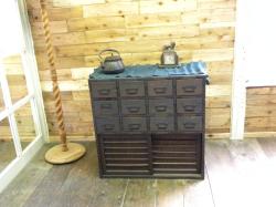 【SOLD  OUT】　時代家具　薬箪笥