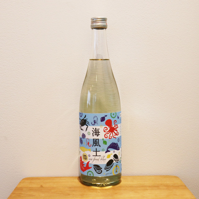 白麹純米酒 海風土（sea food）シーフード ブルー 720ml / 今田酒造本店
