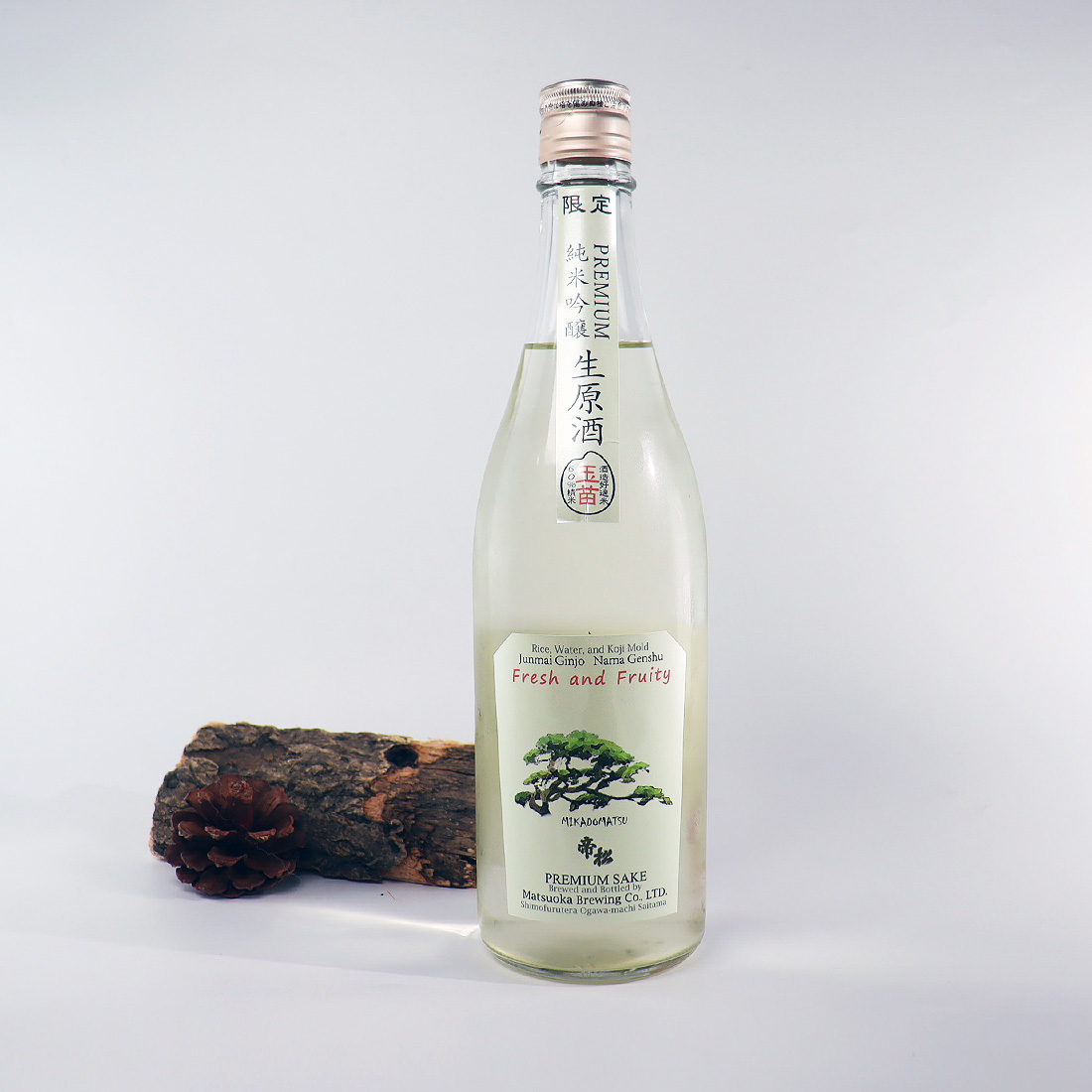 PREMIUM 純米吟醸生原酒MIKADOMATSU 帝松（みかどまつ）  720ml / 松岡醸造　※要冷品（クール便配送）